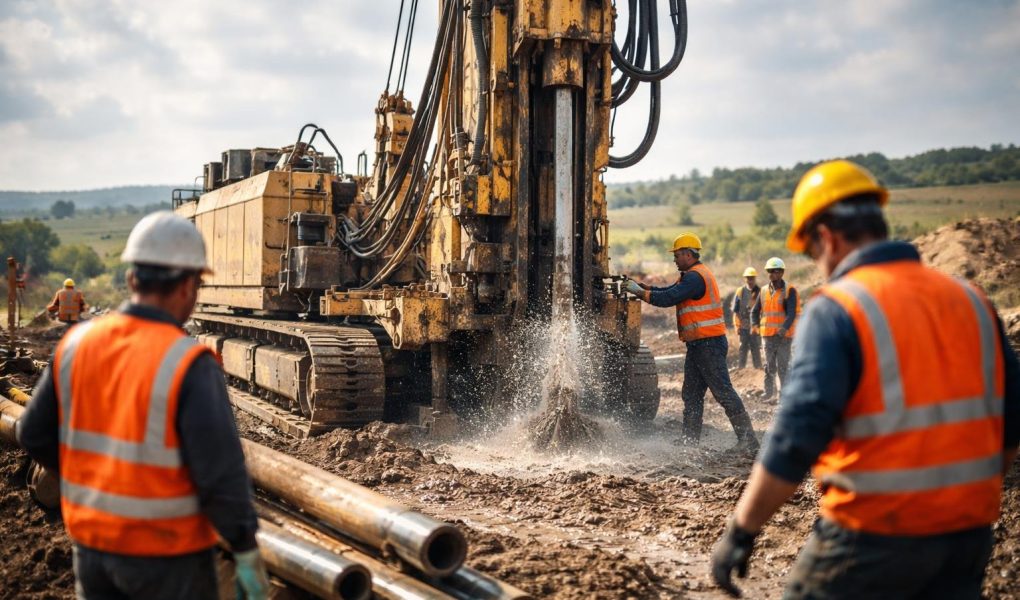 foreuse-travailleurs-chantier-campagne