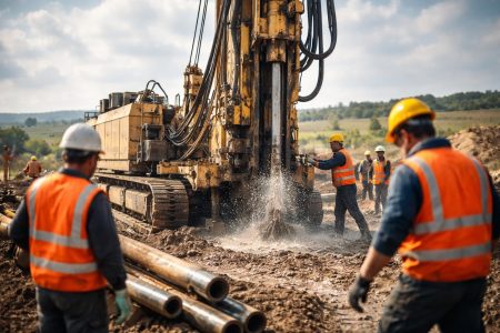 foreuse-travailleurs-chantier-campagne
