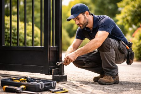 homme-travail-portail-metal-jardin