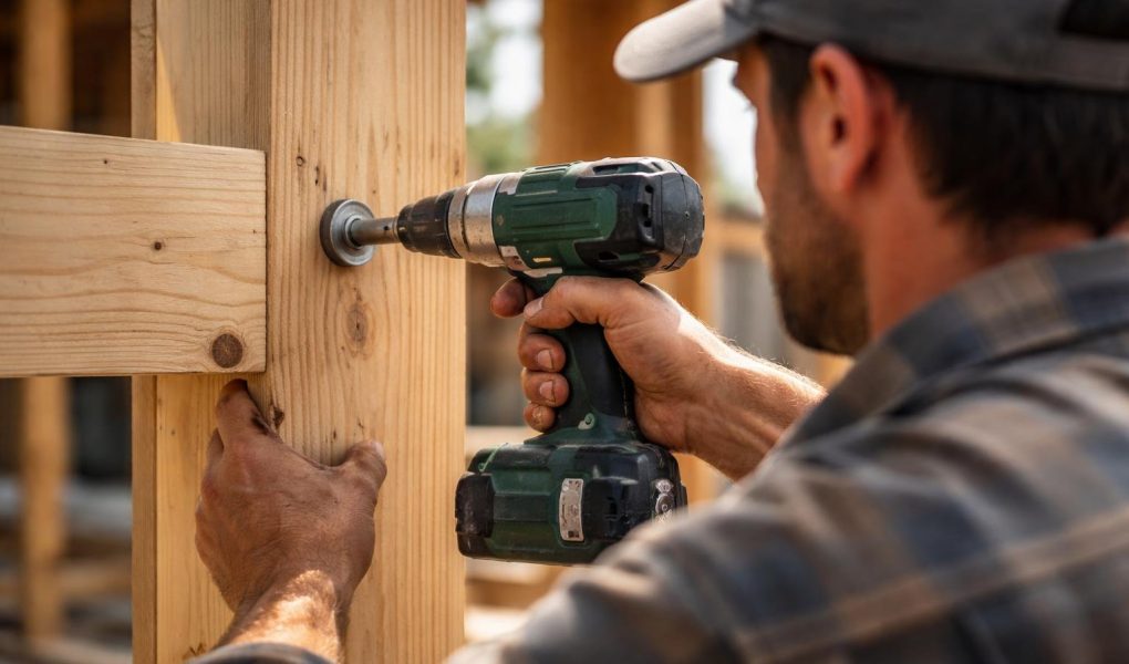 ouvrier-outil-goujon-bois-chantier