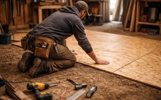 artisan-posant-panneaux-atelier-outils