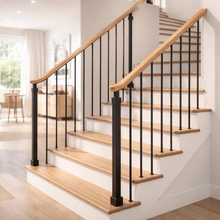 escalier-moderne-main-courante-bois-metal